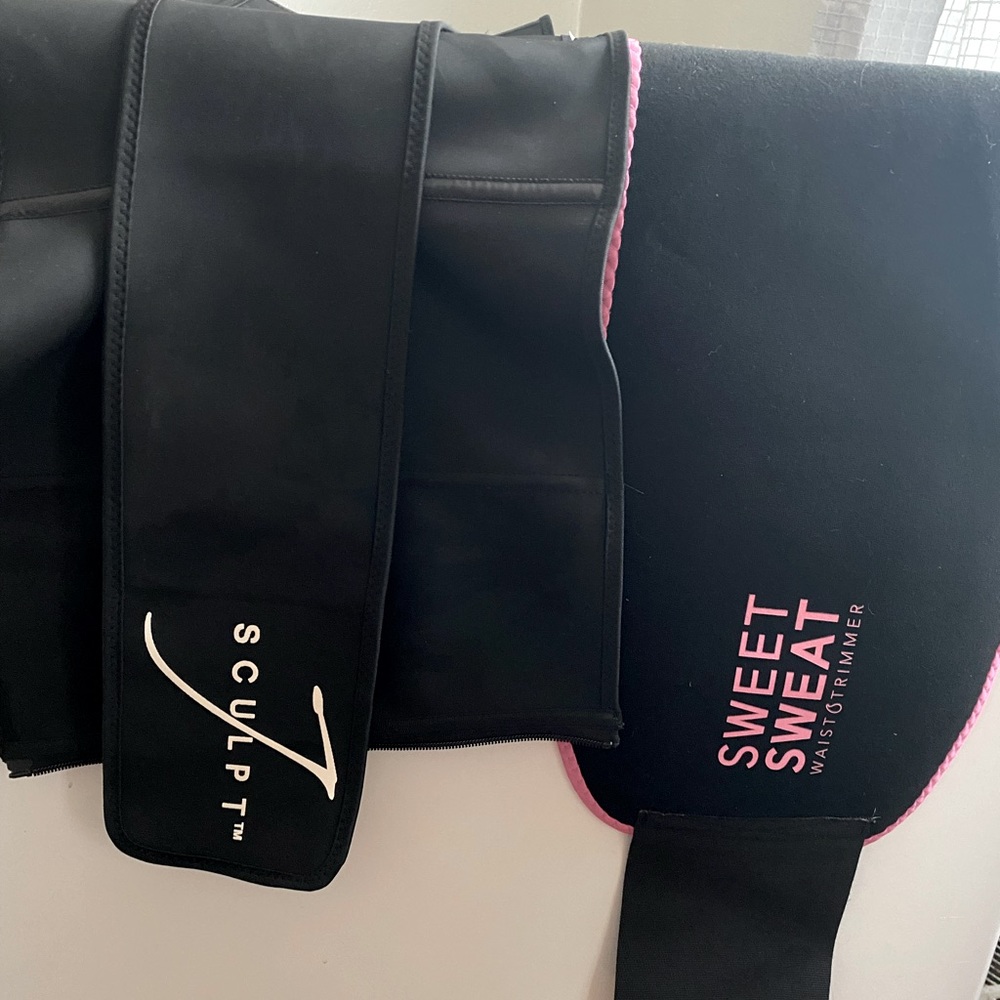 8x jsculpt waist trainer & sweet sweat 2x sweatband
